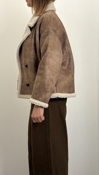 Montoncino aviatore con imbottitura interna