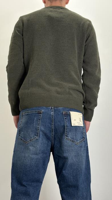 Maglione girocollo in ciniglia