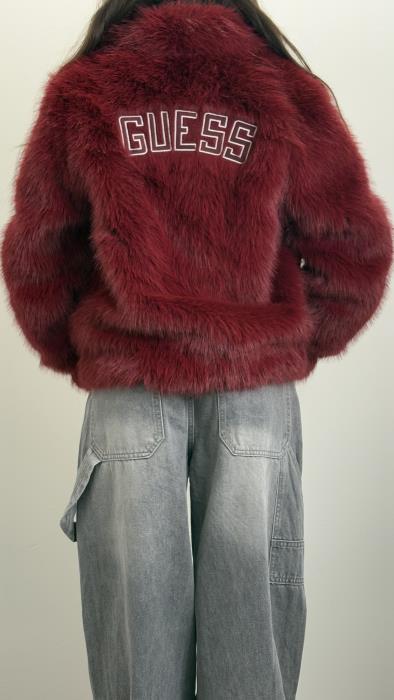 Ecopelliccia Bordeaux