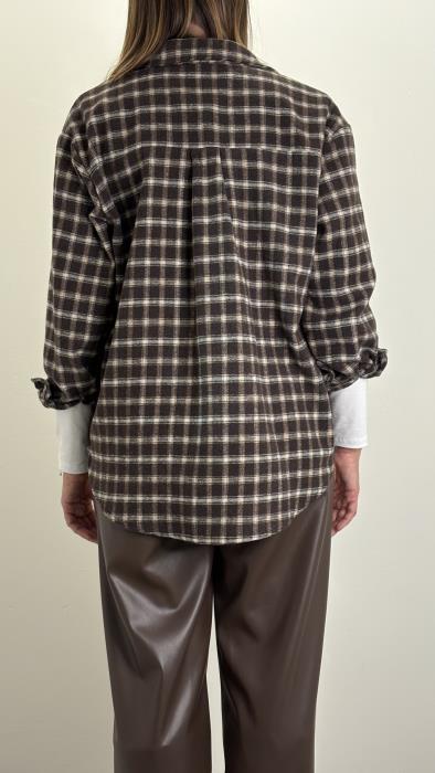 Camicia quadri piccoli donna