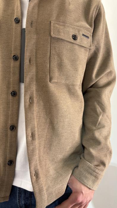 Overshirt in panno twill 