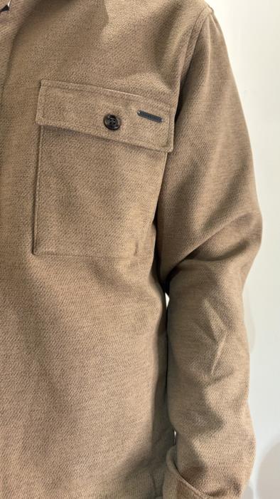 Overshirt in panno twill 