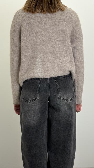 Cardigan con bottoni gioiello