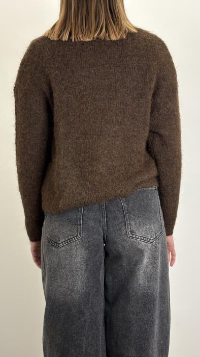 Cardigan con bottoni gioiello