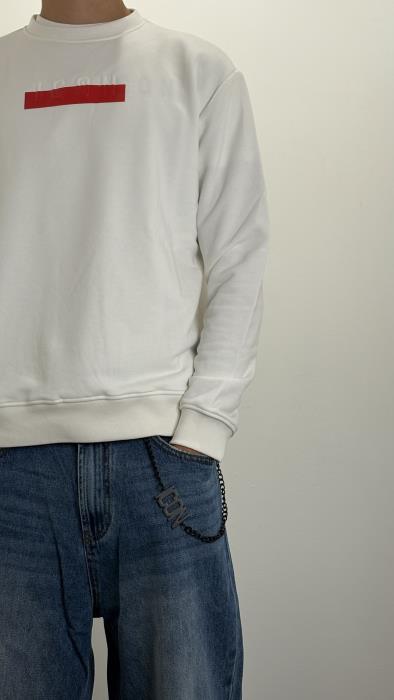 Felpa girocollo con logo