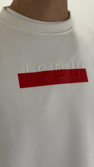 Felpa girocollo con logo