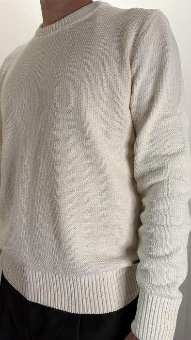 Maglione girocollo in ciniglia