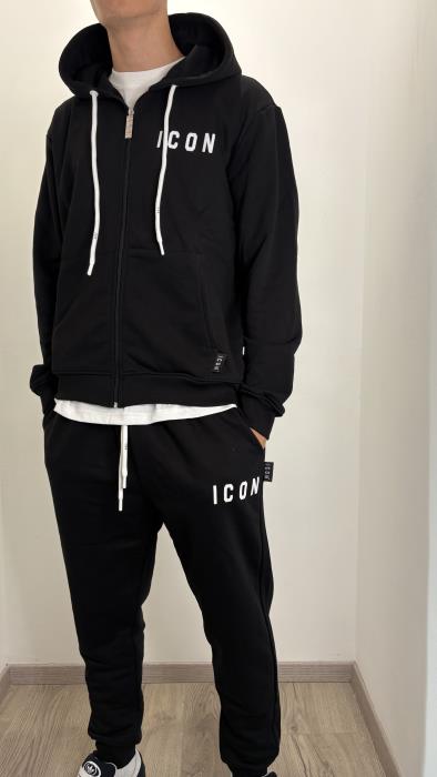 Felpa con zip e cappuccio