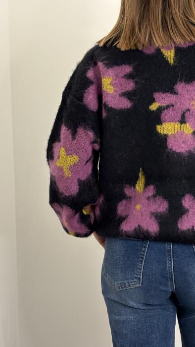 Maglione Oversize in maglia spazzolata