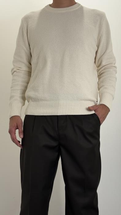 Maglione girocollo in ciniglia