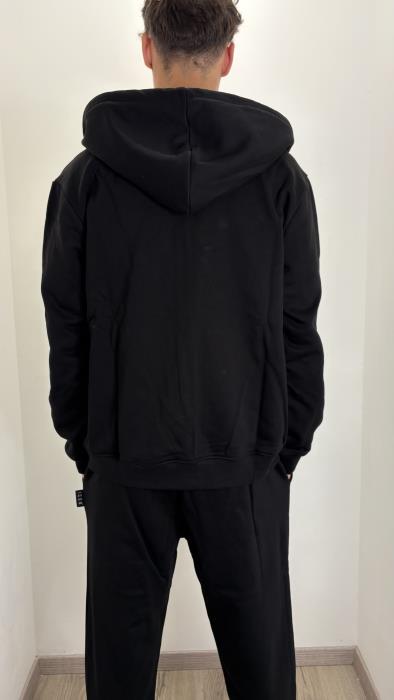Felpa con zip e cappuccio