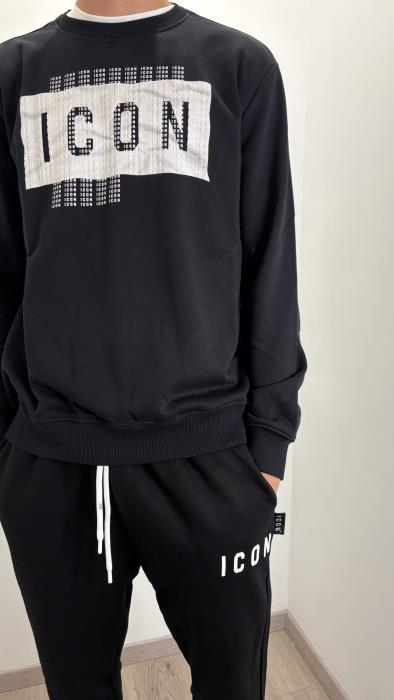 Felpa girocollo con logo