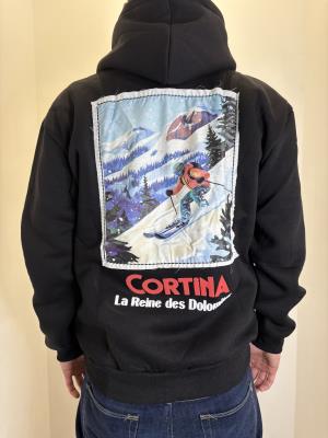 Felpa con cappuccio Cortina