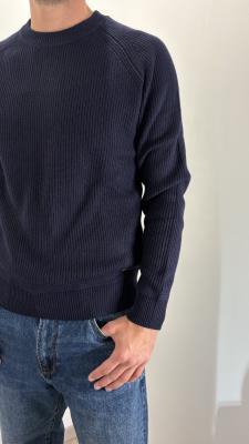 Maglia girocollo raglan