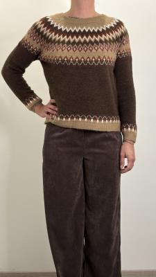 Maglione norvegese donna