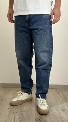 Jeans oversize fit effetto used