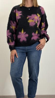 Maglione Oversize in maglia spazzolata