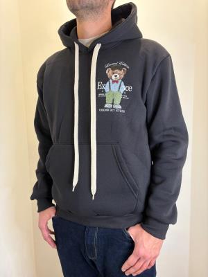 Felpa con cappuccio felpata