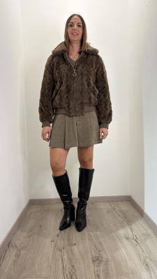 Giacca eco pelliccia
